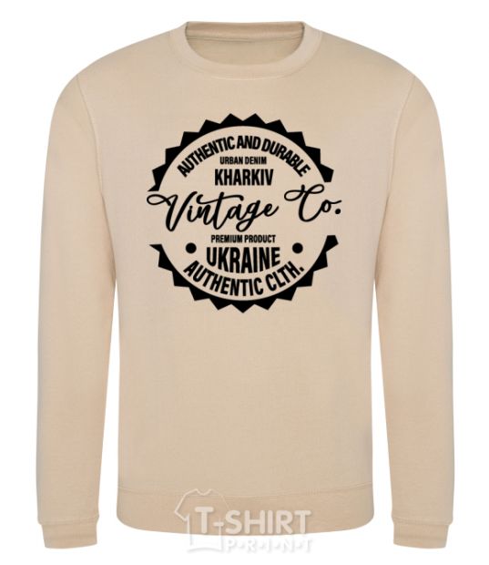 Sweatshirt Kharkiv Vintage Co sand фото