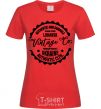 Women's T-shirt Luhansk Vintage Co red фото