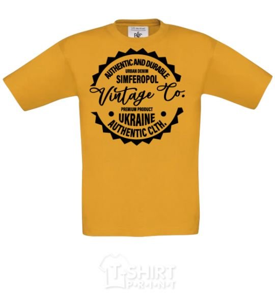 Kids T-shirt Simferopol Vintage Co cornsilk фото