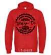 Men`s hoodie Simferopol Vintage Co bright-red фото
