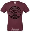 Men's T-Shirt Simferopol Vintage Co burgundy фото