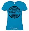 Women's T-shirt Simferopol Vintage Co sky-blue фото