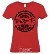 Women's T-shirt Simferopol Vintage Co red фото
