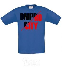 Детская футболка Dnipro city Ярко-синий фото
