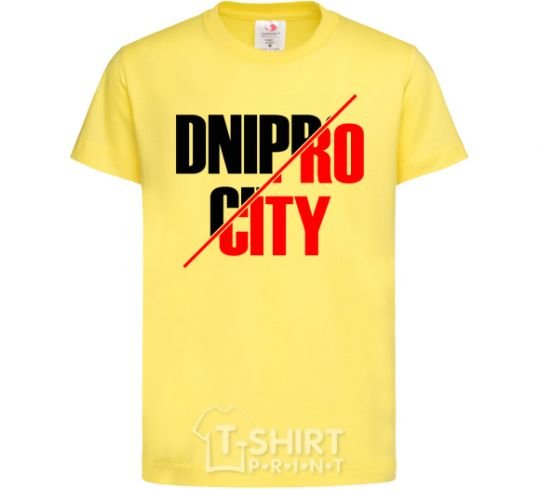 Kids T-shirt Dnipro city cornsilk фото
