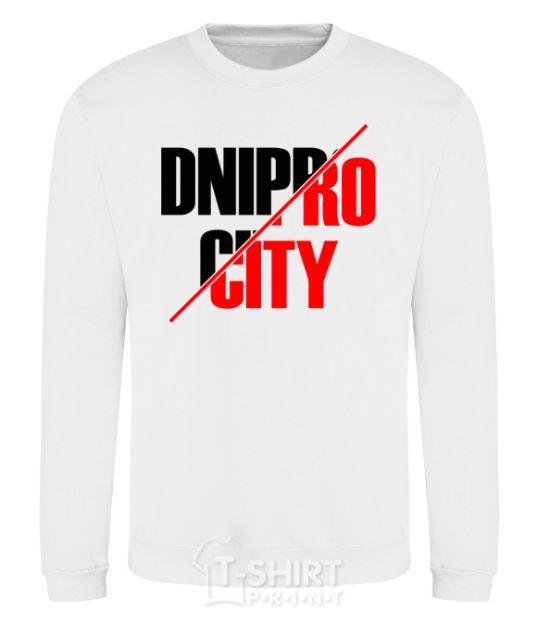 Sweatshirt Dnipro city White фото