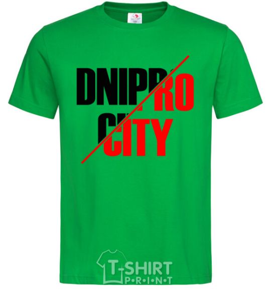 Men's T-Shirt Dnipro city kelly-green фото