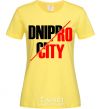Женская футболка Dnipro city Лимонный фото