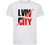 Kids T-shirt Lviv city White фото