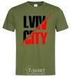 Men's T-Shirt Lviv city millennial-khaki фото