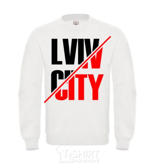 Sweatshirt Lviv city White фото