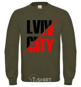 Sweatshirt Lviv is calling and i must go orchid-green фото