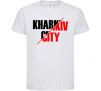 Kids T-shirt Kharkiv city White фото