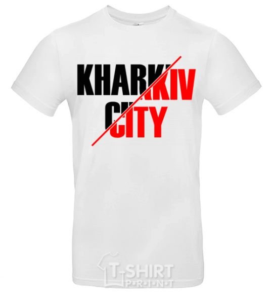 Men's T-Shirt Kharkiv city White фото