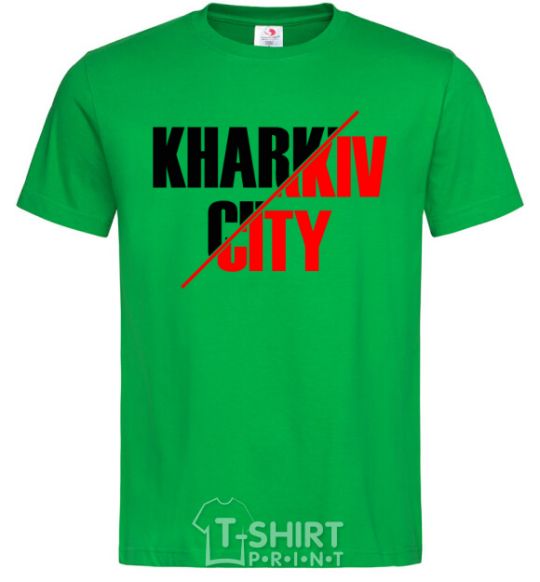 Men's T-Shirt Kharkiv city kelly-green фото