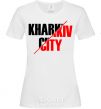 Women's T-shirt Kharkiv city White фото