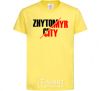 Kids T-shirt Zhytomyr city cornsilk фото