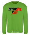 Sweatshirt Zhytomyr city orchid-green фото