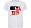 Kids T-shirt Odesa city White фото