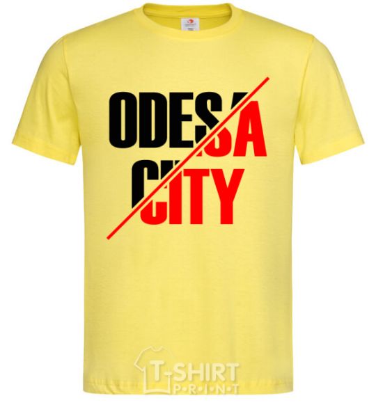 Men's T-Shirt Odesa city cornsilk фото