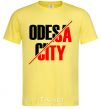 Men's T-Shirt Odesa city cornsilk фото