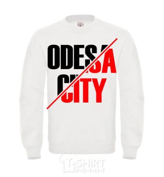 Sweatshirt Odesa city White фото