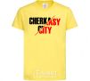 Kids T-shirt Cherkasy city cornsilk фото