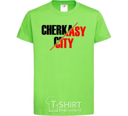 Kids T-shirt Cherkasy city orchid-green фото