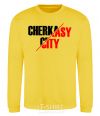 Sweatshirt Cherkasy city yellow фото