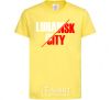 Kids T-shirt Luhansk city cornsilk фото