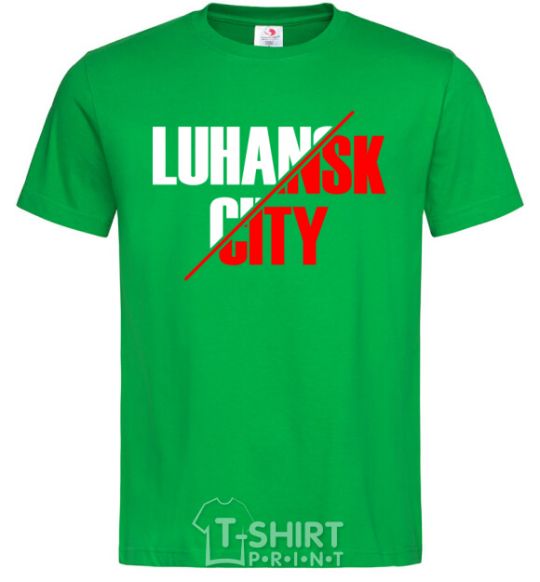 Men's T-Shirt Luhansk city kelly-green фото