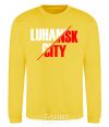 Sweatshirt Luhansk city yellow фото