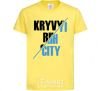 Kids T-shirt Kryvyi Rih city cornsilk фото