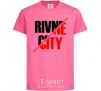 Детская футболка Rivne city Ярко-розовый фото