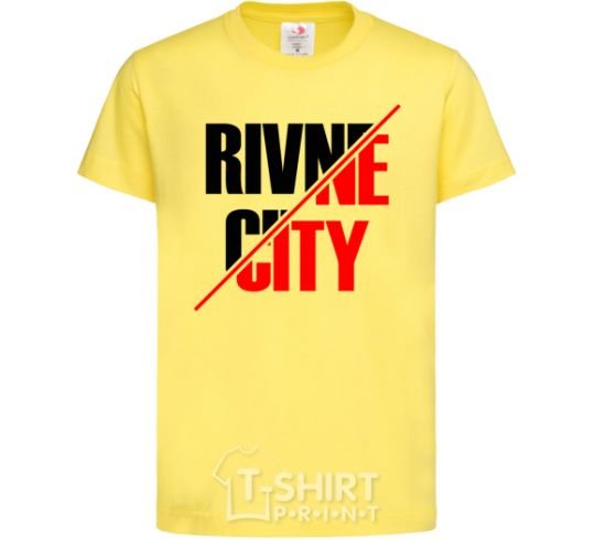 Kids T-shirt Rivne city cornsilk фото