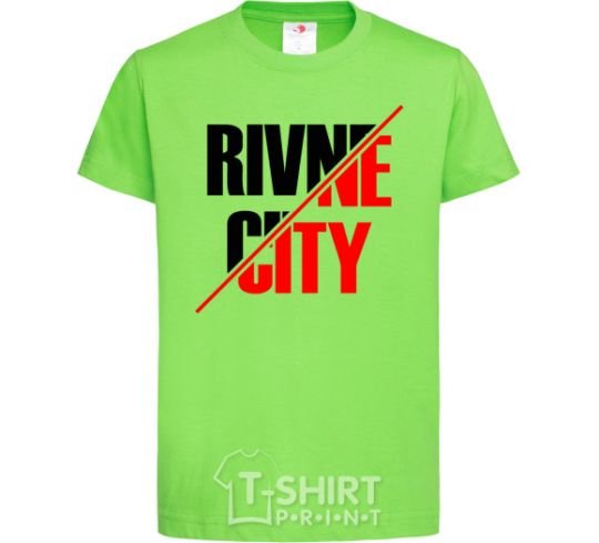 Детская футболка Rivne city Лаймовый фото