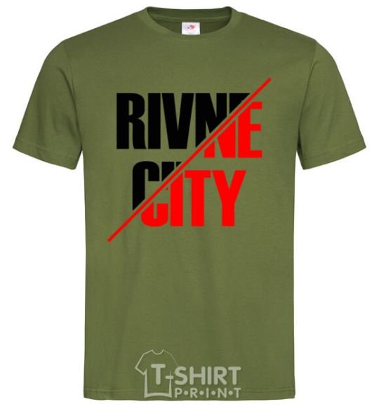 Мужская футболка Rivne city Оливковый фото