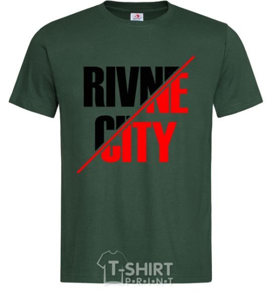 Men's T-Shirt Rivne city bottle-green фото