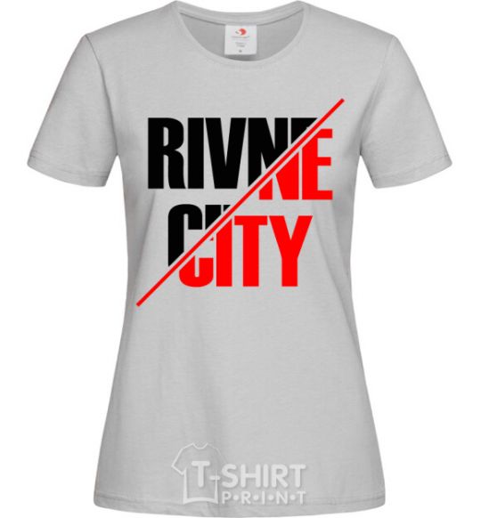 Женская футболка Rivne city Серый фото