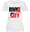 Women's T-shirt Rivne city White фото