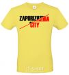 Men's T-Shirt Zaporizhzhia city cornsilk фото