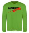 Sweatshirt Zaporizhzhia city orchid-green фото