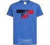 Kids T-shirt Vinnytsia city royal-blue фото