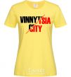 Women's T-shirt Vinnytsia city cornsilk фото