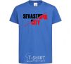 Детская футболка Sevastopol city Ярко-синий фото