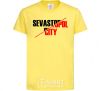 Kids T-shirt Sevastopol city cornsilk фото