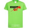Детская футболка Sevastopol city Лаймовый фото