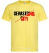 Мужская футболка Sevastopol city Лимонный фото
