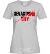 Women's T-shirt Sevastopol city grey фото