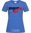 Женская футболка Sevastopol city Ярко-синий фото